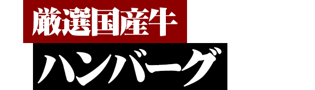 厳選国産牛 ハンバーグ